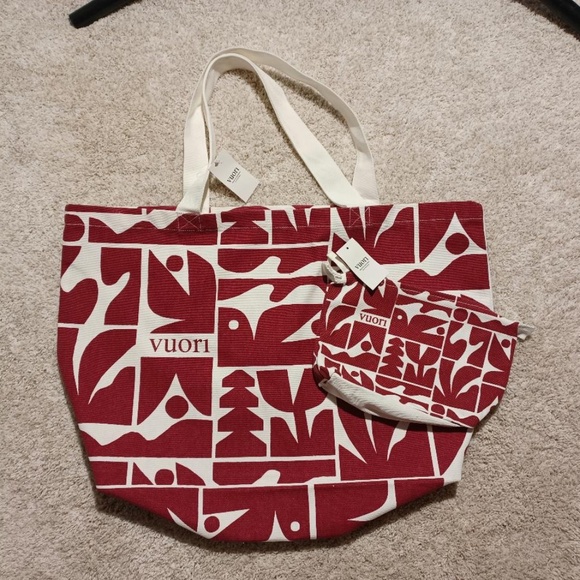 VUORI Limited Edition Tote Bag & Matching Zipper Pouch - Picture 3 of 6